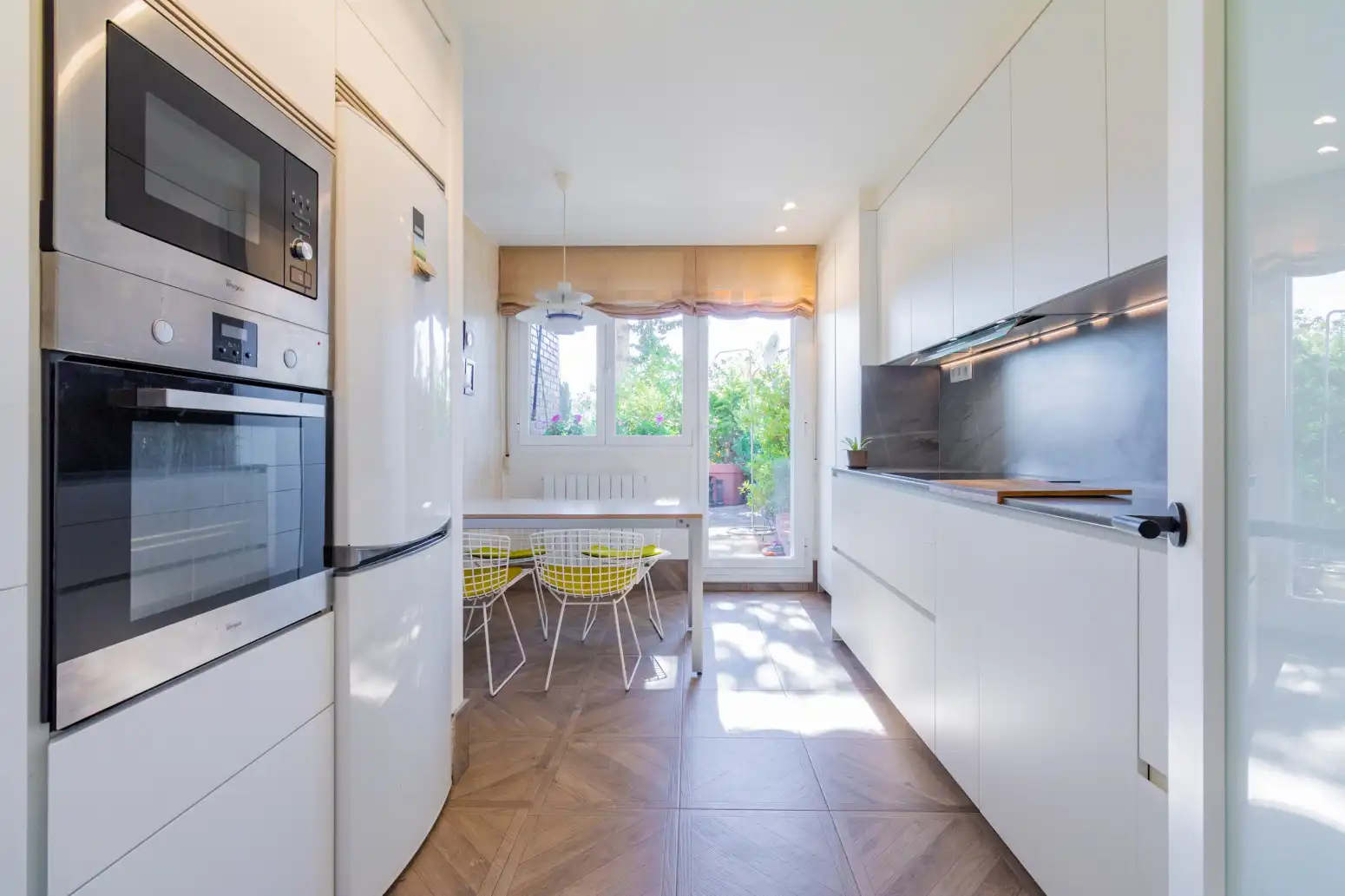 Cocina de Piso en venta en Estella / Lizarra con Calefacción, Jardín privado y Terraza