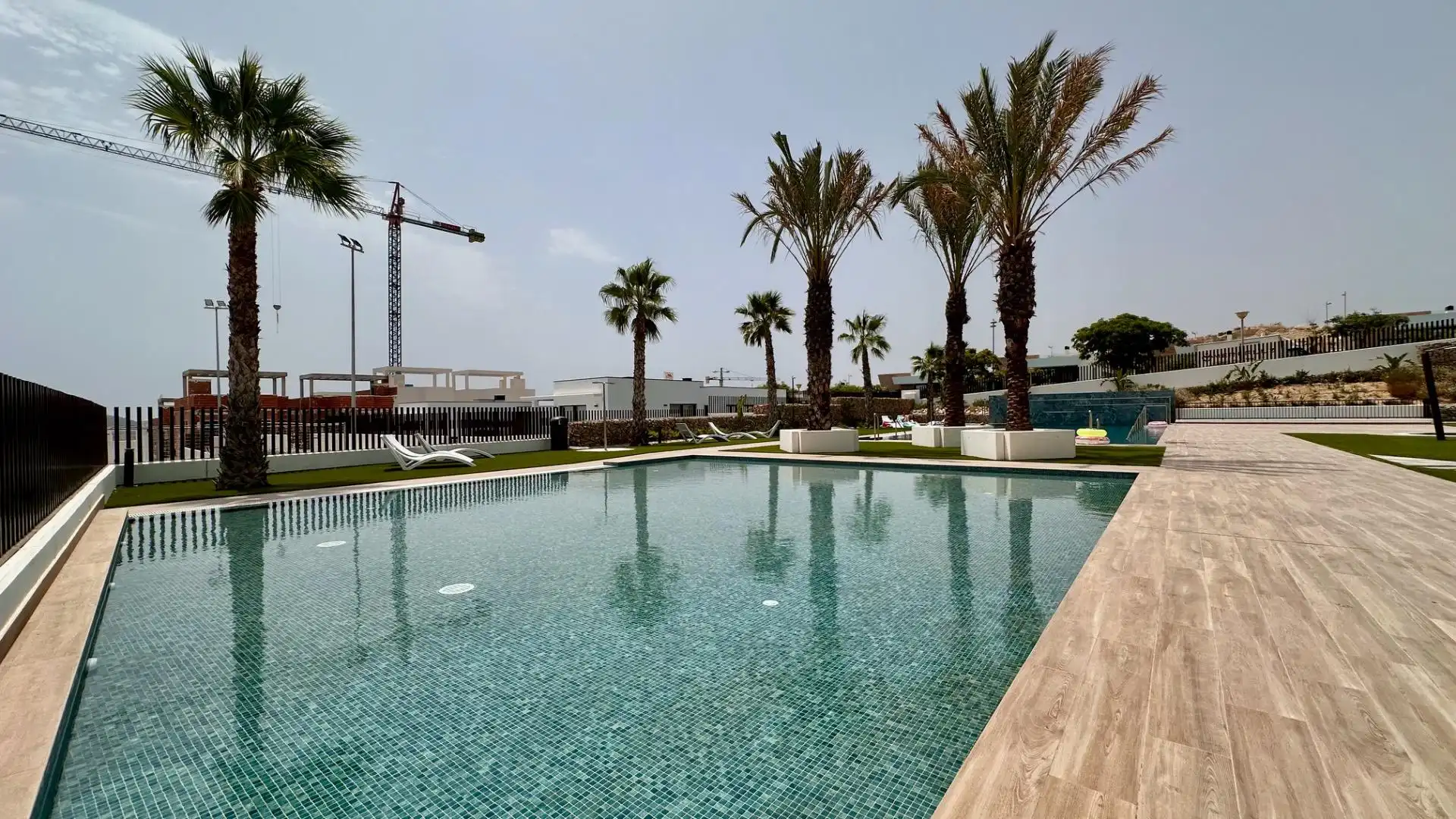 Swimming pool of Apartments for rent in Finestrat  with Air Conditioner, Heating and Private garden