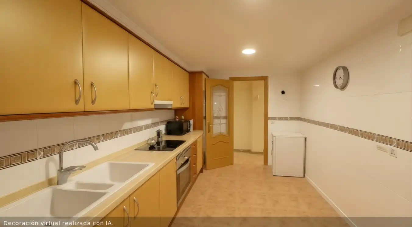 Kitchen of Flat for sale in Gandia  with Terrace and Storage room