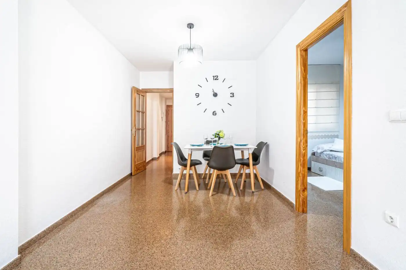 Esszimmer von Wohnung zur Miete in Las Gabias mit Klimaanlage, Heizung und Privatgarten