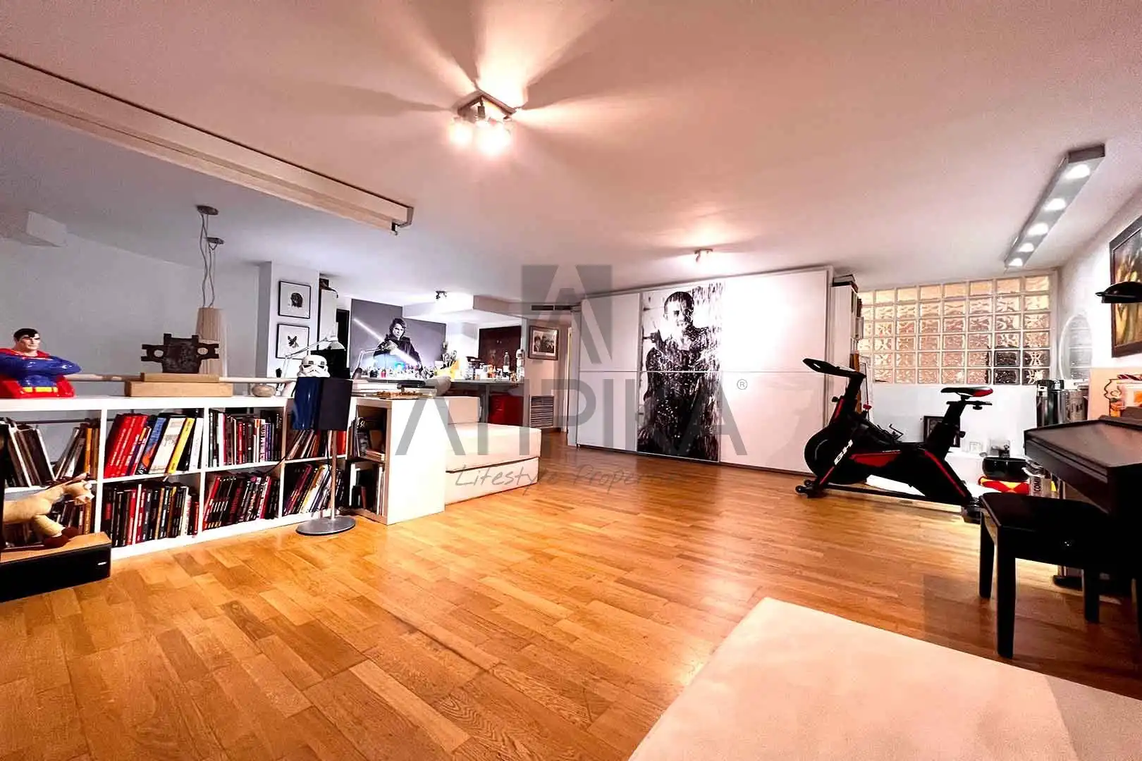 Living room of Duplexes for sale in Sitges  with Heating, Parquet flooring and Terrace