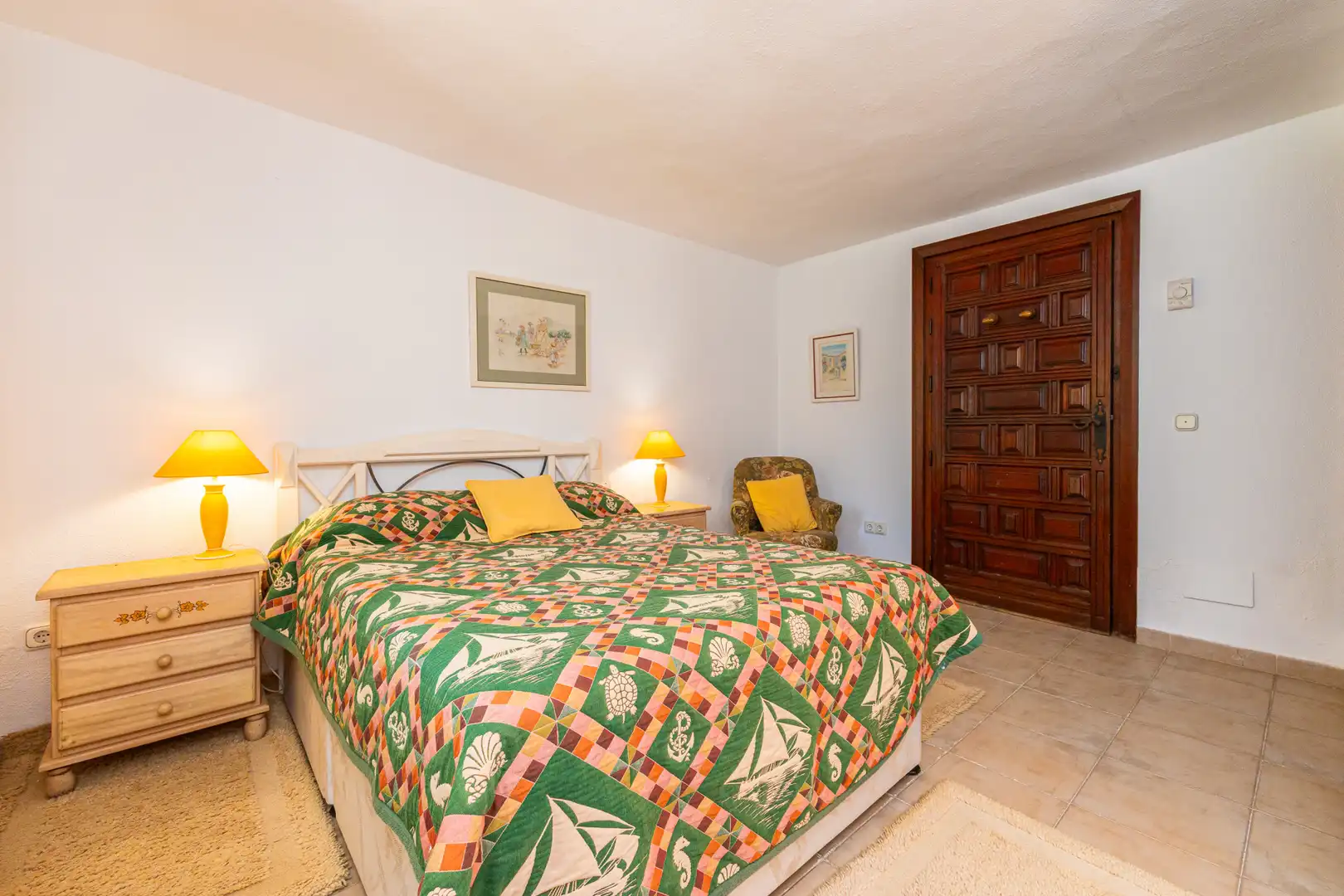 Dormitori de Casa o xalet en venda en Mijas amb Aire condicionat, Jardí privat i Terrassa
