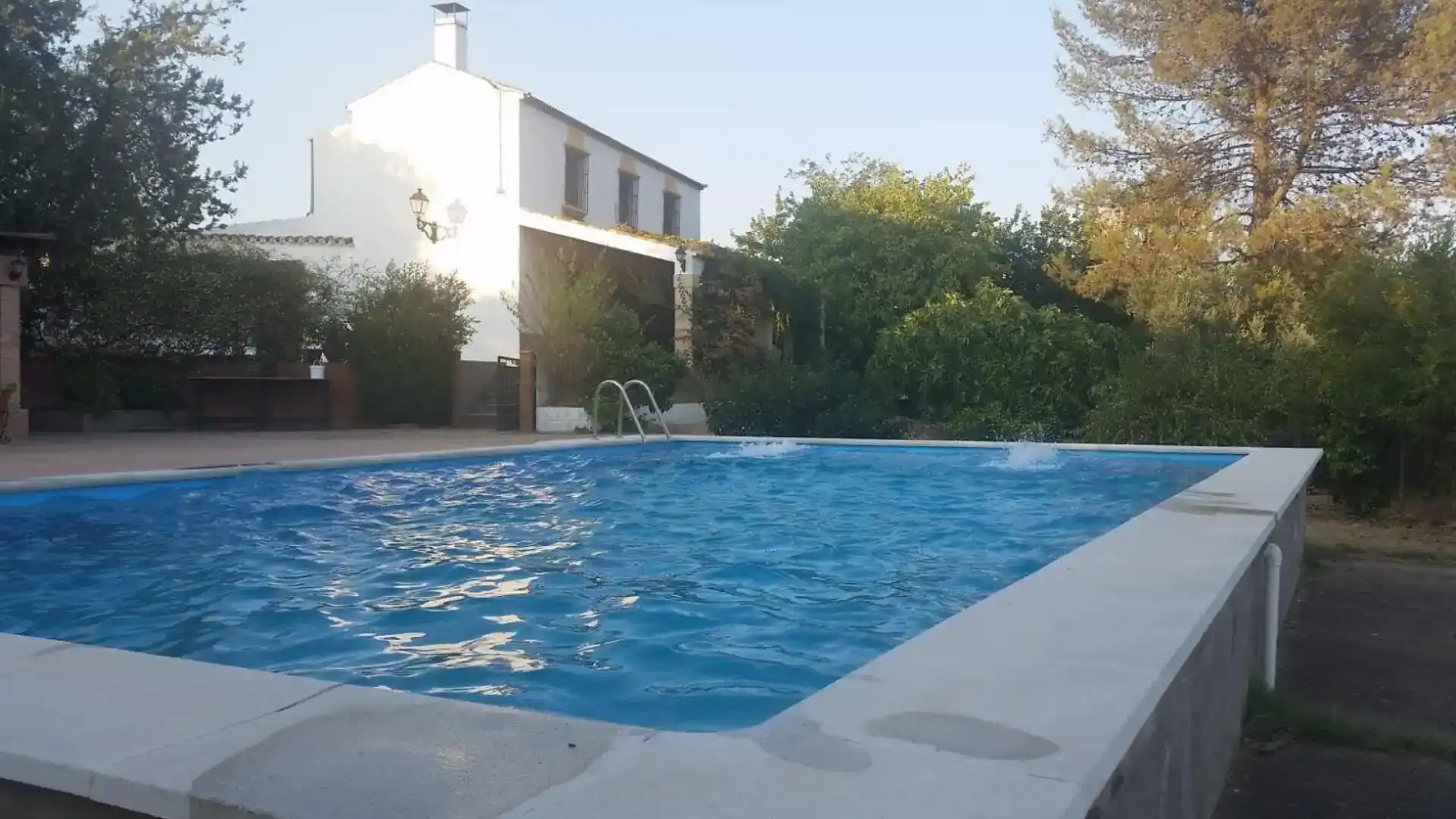 Piscina de Finca rústica en venda en Peñaflor amb Aire condicionat, Jardí privat i Traster