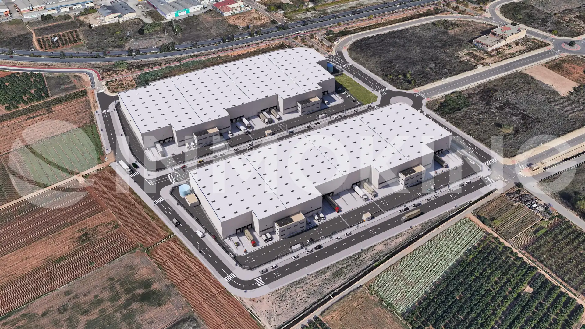 Exterior view of Industrial buildings for rent in Albal  with Heating