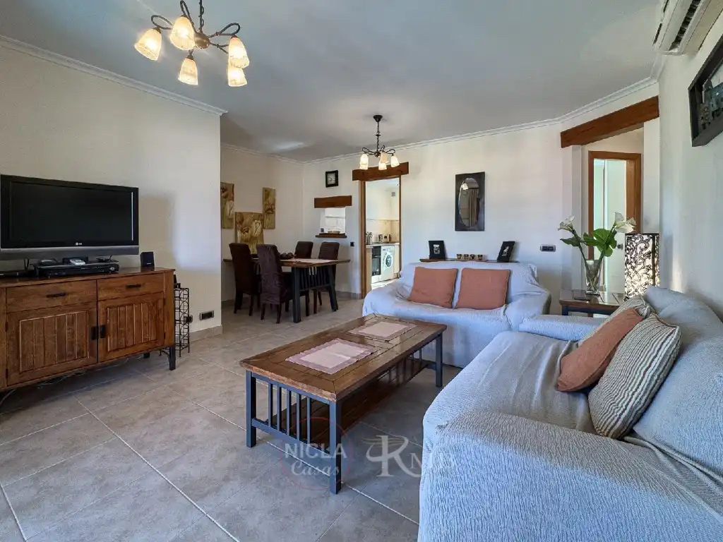 Sala de estar de Apartamento en venta en Cuevas del Almanzora con Aire acondicionado, Terraza y Amueblado