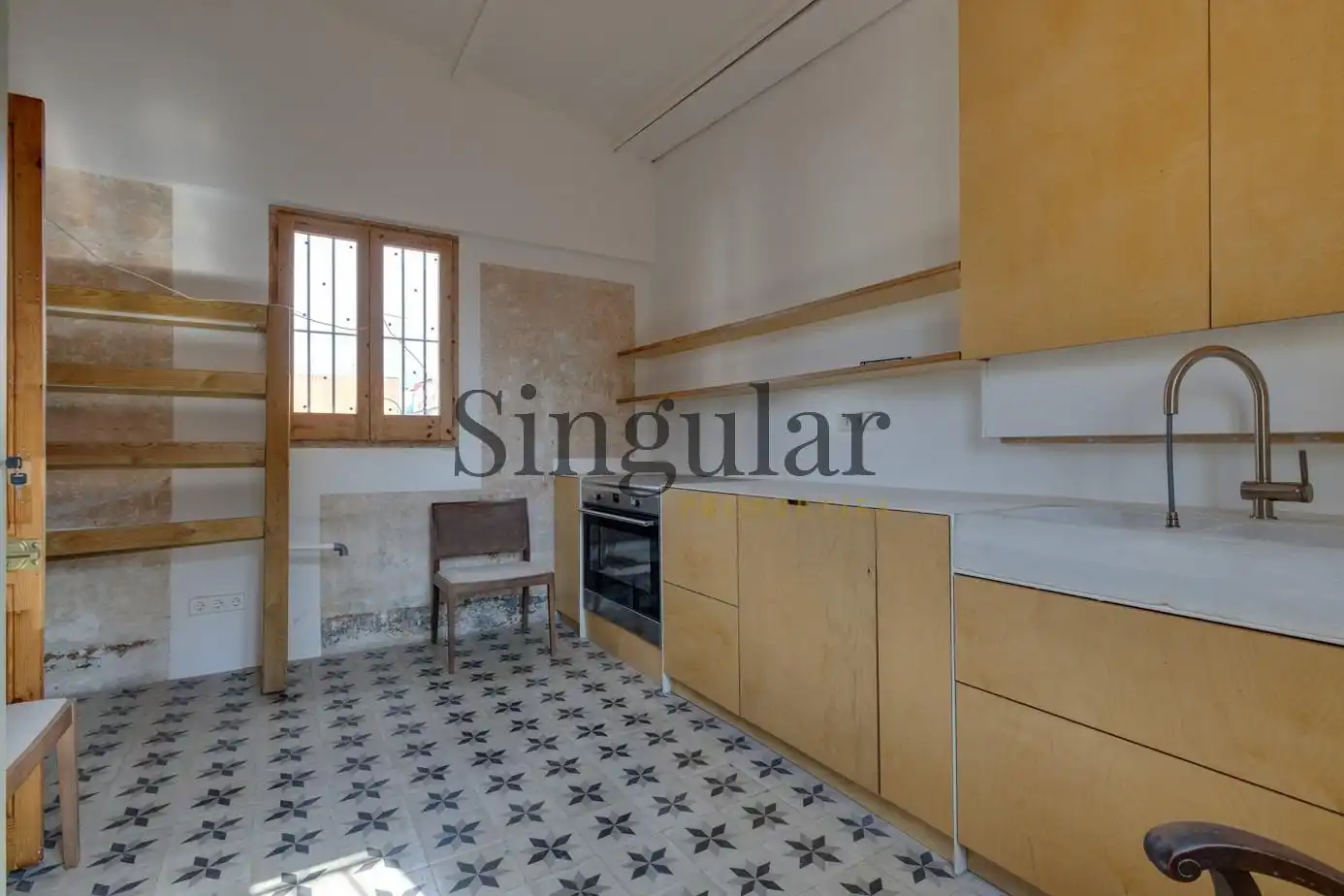 Cocina de Dúplex en venta en Barcelona con Calefacción, Terraza y Trastero