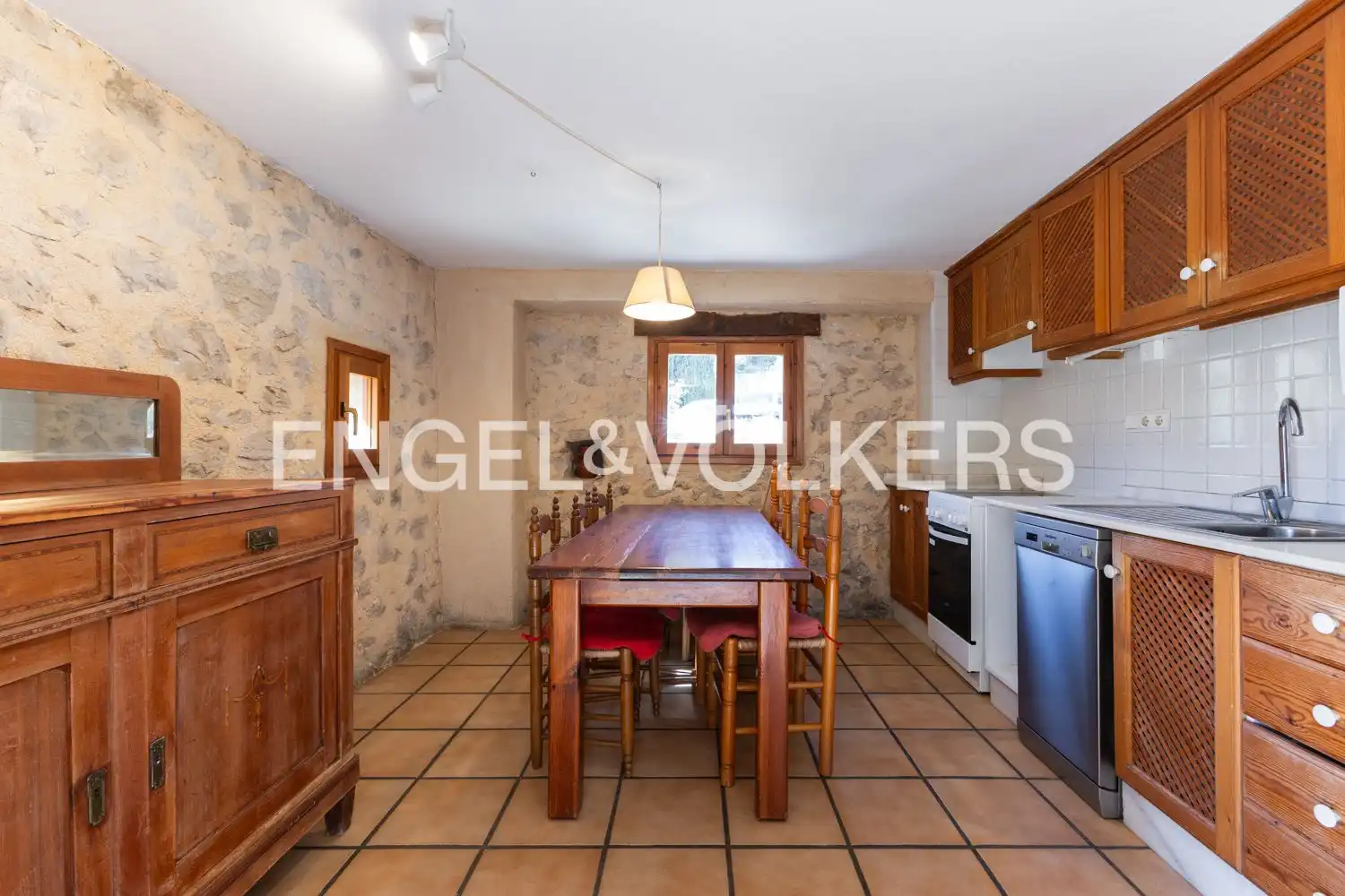 Cocina de Casa o chalet en venta en La Vall de Laguar con Calefacción, Jardín privado y Terraza