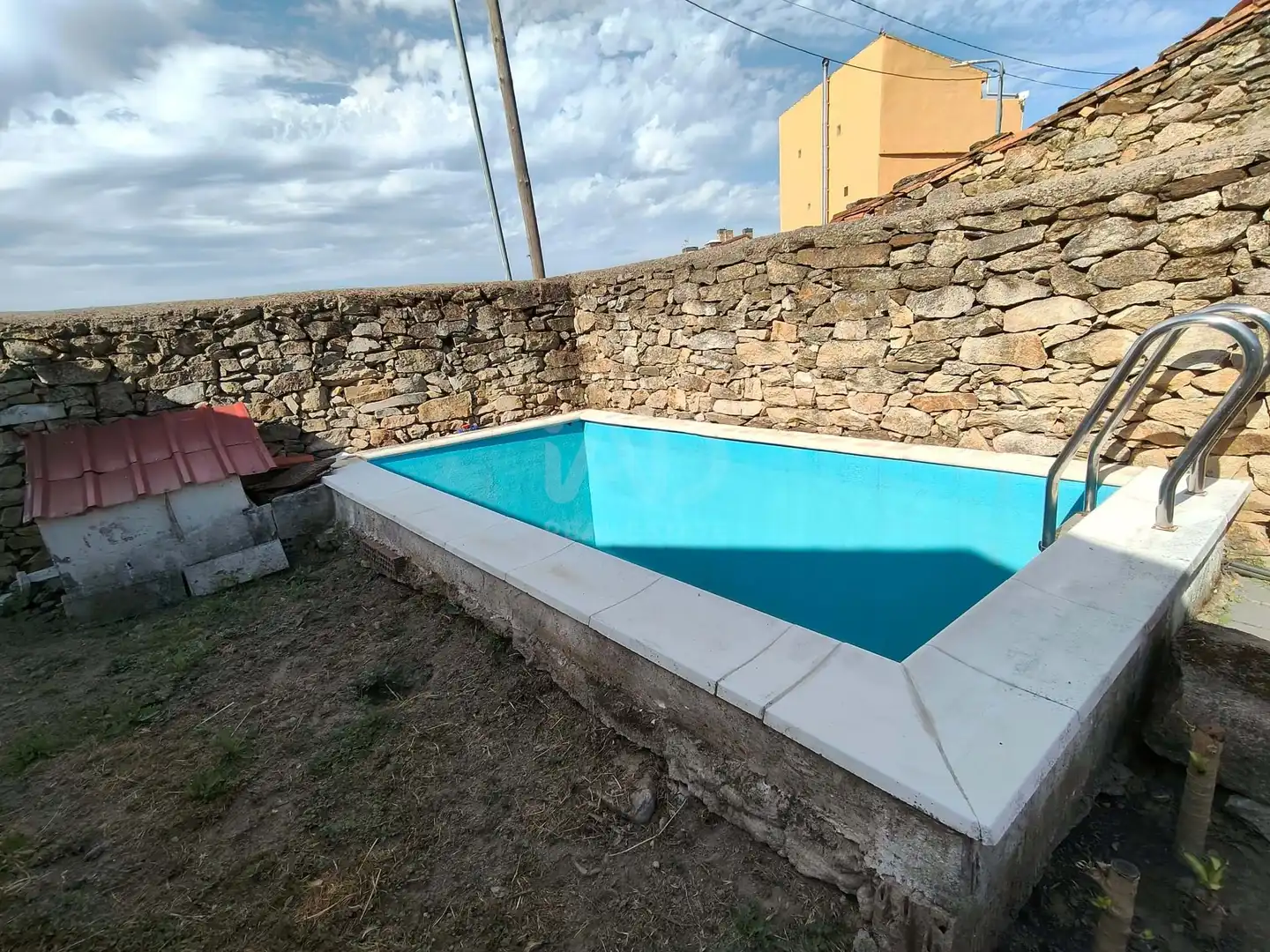 Swimming pool of Country homes for sale in Bermellar  with Heating, Terrace and Swimming Pool