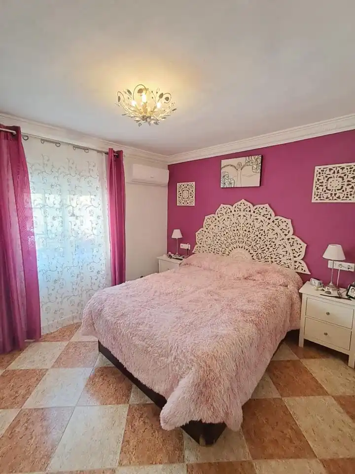 Bedroom of Flat for sale in Málaga