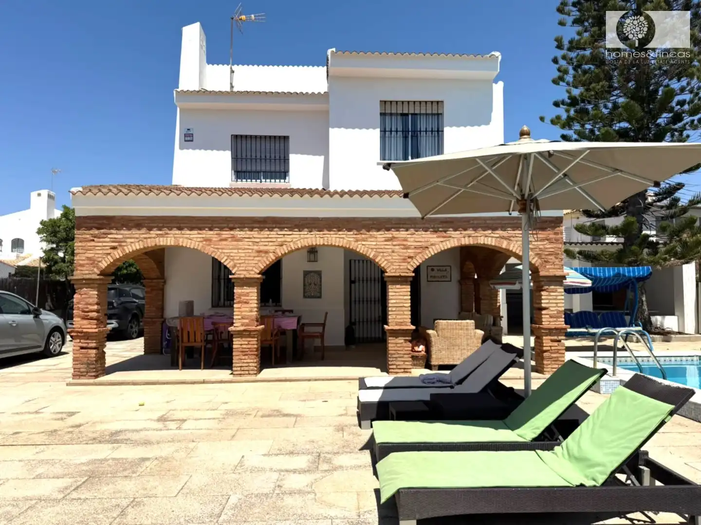 Garden of Houses for sale in Islantilla  with Private garden, Swimming Pool and Oven