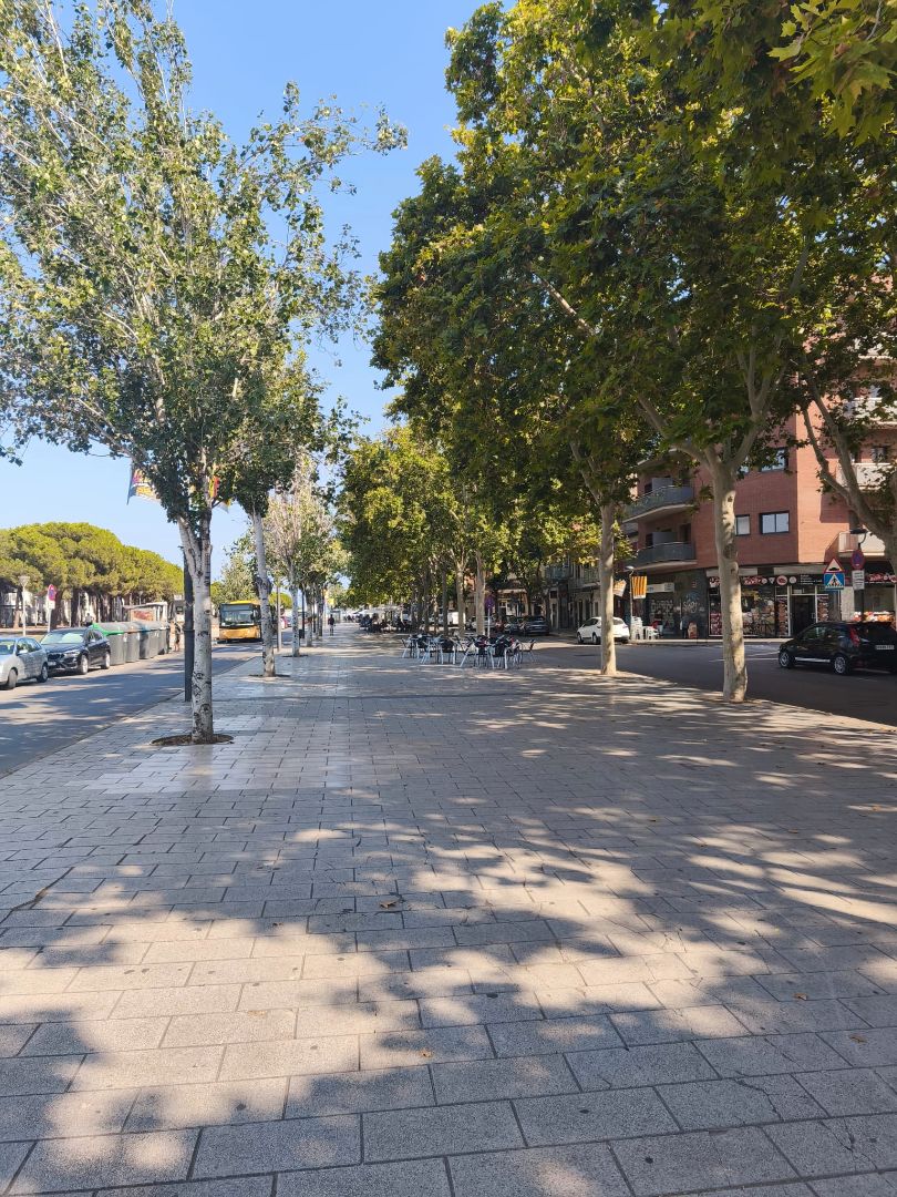 Exterior view of Single-family semi-detached for sale in Sant Adrià de Besòs  with Terrace, Storage room and Balcony
