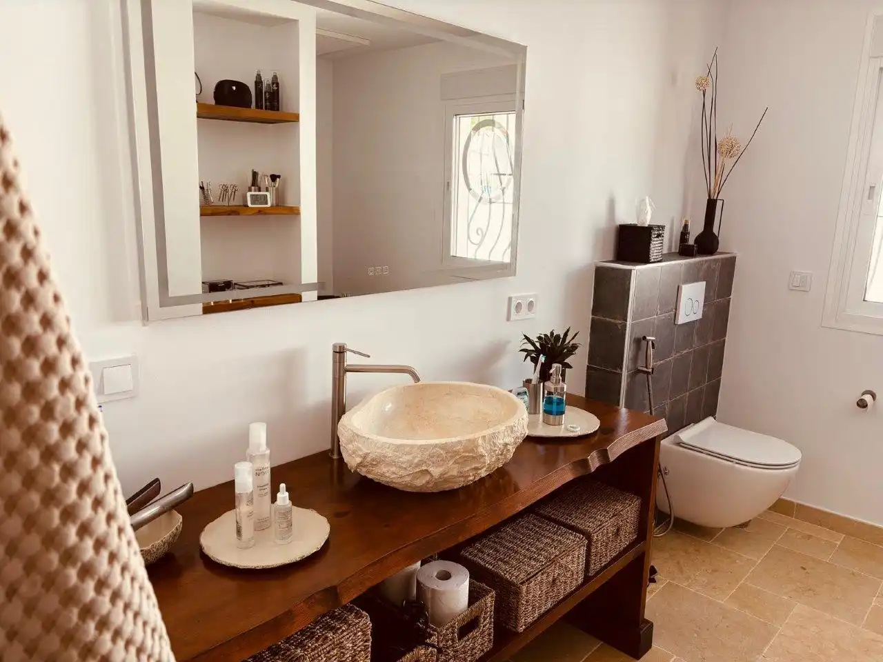 Baño de Casa o chalet en venta en Alhaurín de la Torre con Aire acondicionado, Calefacción y Jardín privado