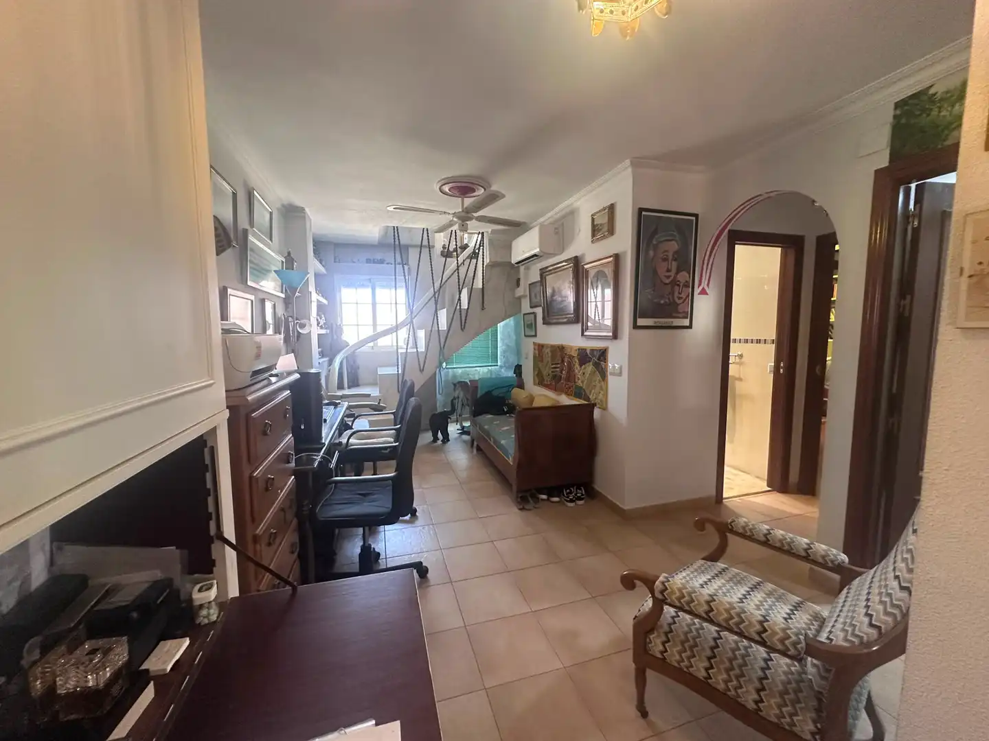 Sala de estar de Ático en venta en Rincón de la Victoria con Aire acondicionado, Terraza y Trastero
