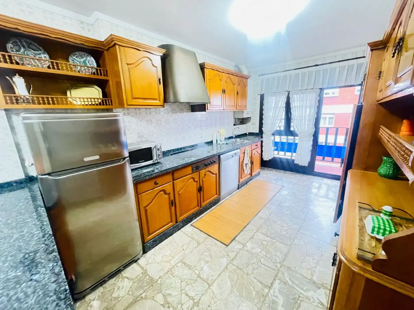 Kitchen of Flat for sale in Gijón   with Heating and Terrace