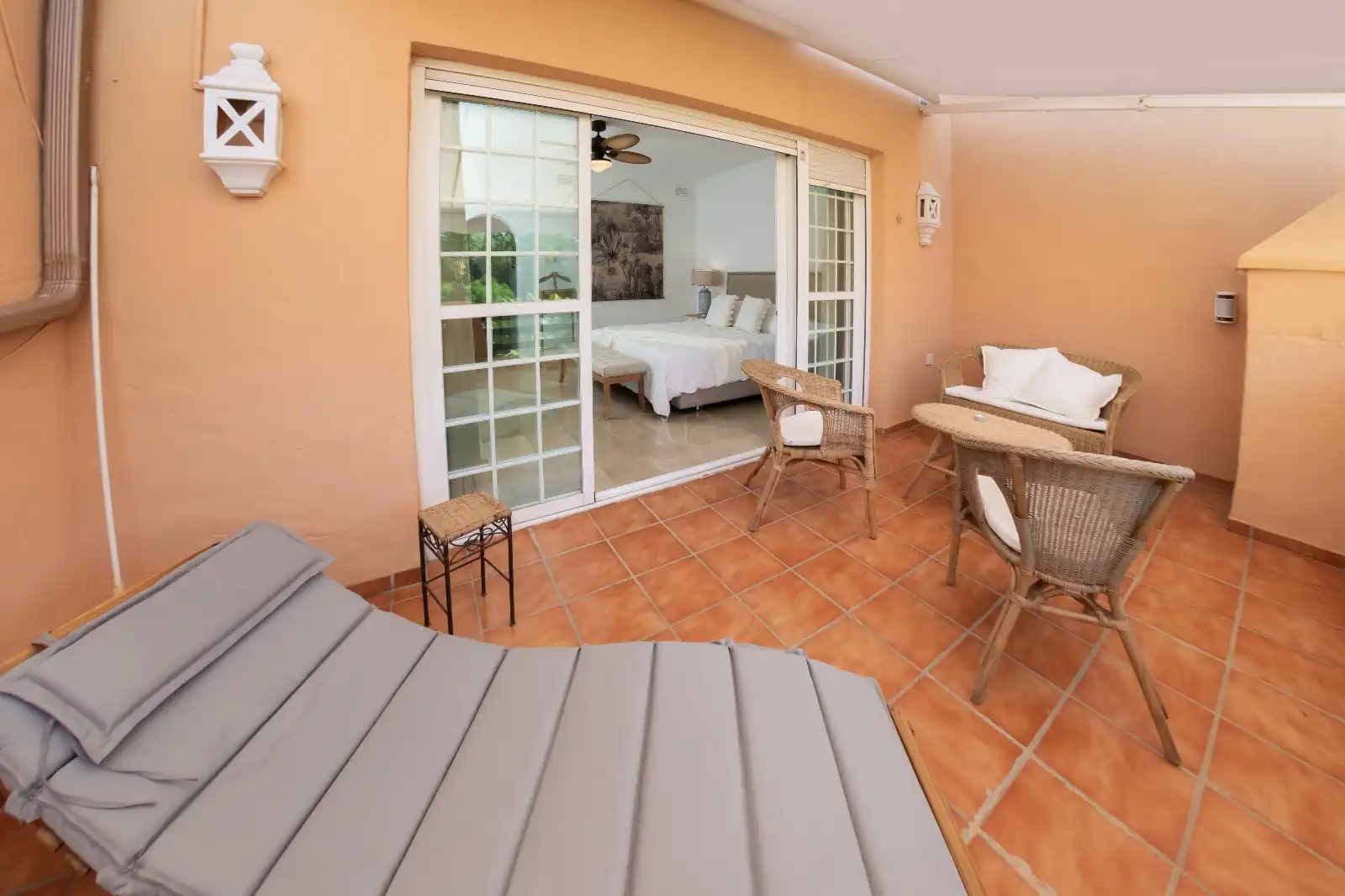 Terrace of Detached homes for rent in Marbella  with Air Conditioner, Terrace and Storage room