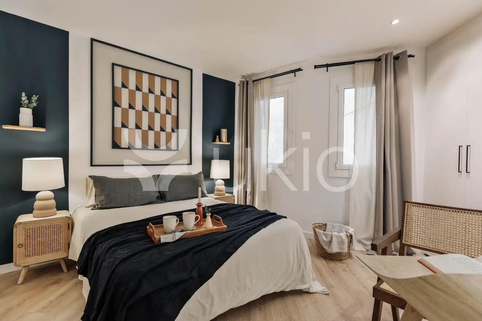 Bedroom of Apartments for rent in Barcelona  with Air Conditioner, Heating and Terrace