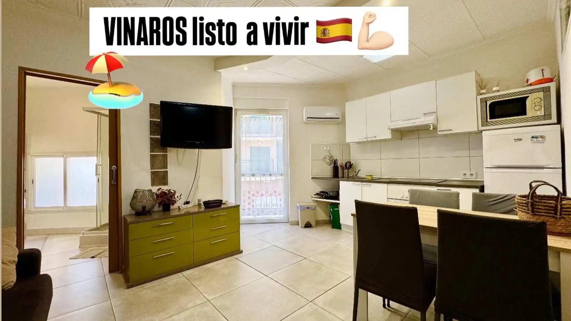 Cocina de Apartamento en venta en Vinaròs con Aire acondicionado y Amueblado