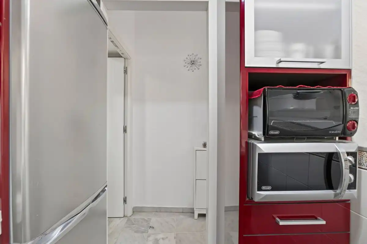 Kitchen of Flat for sale in Sevilla  with Air Conditioner, Heating and Furnished