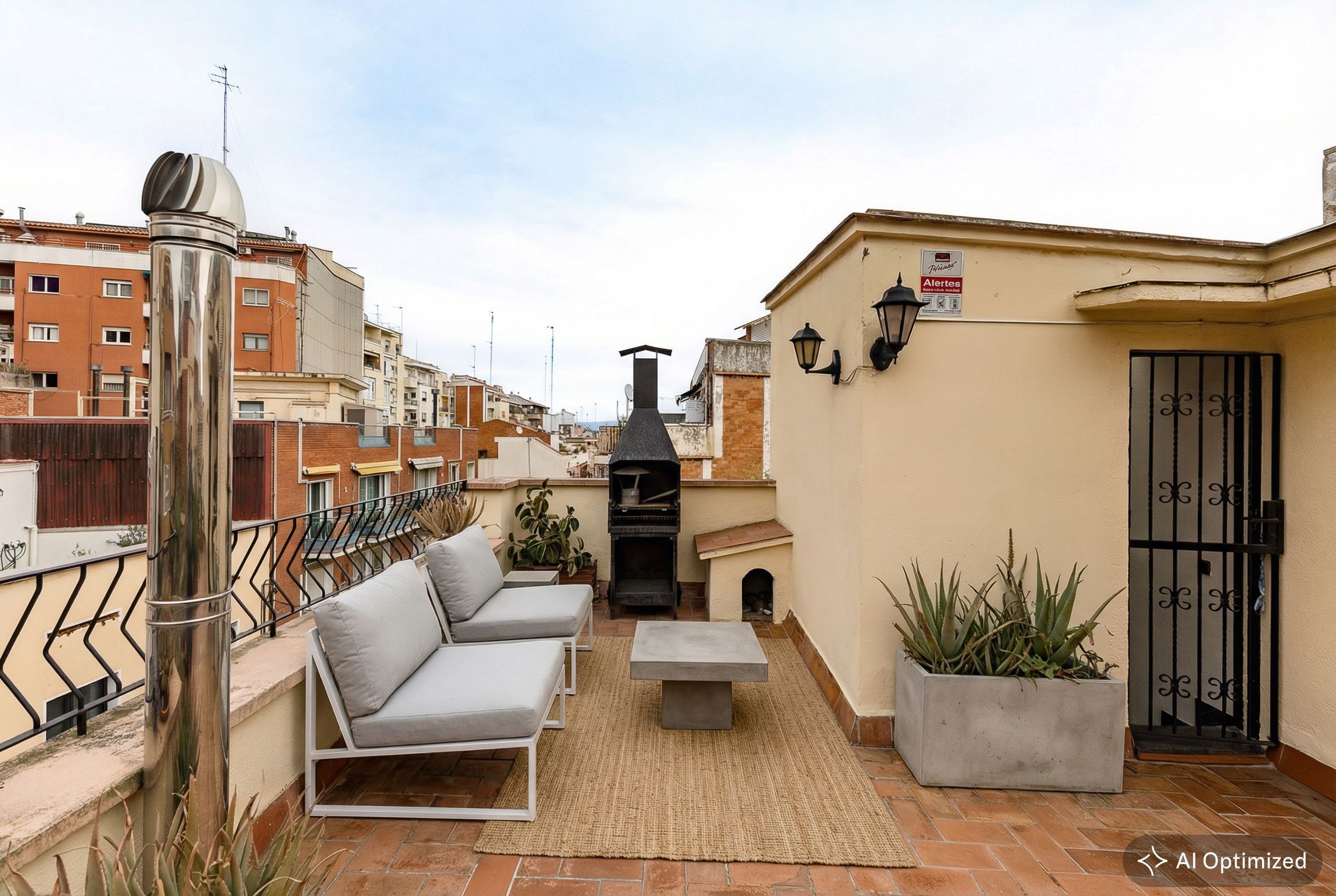 Terrassa de Casa adosada en venda en  Barcelona Capital amb Calefacció