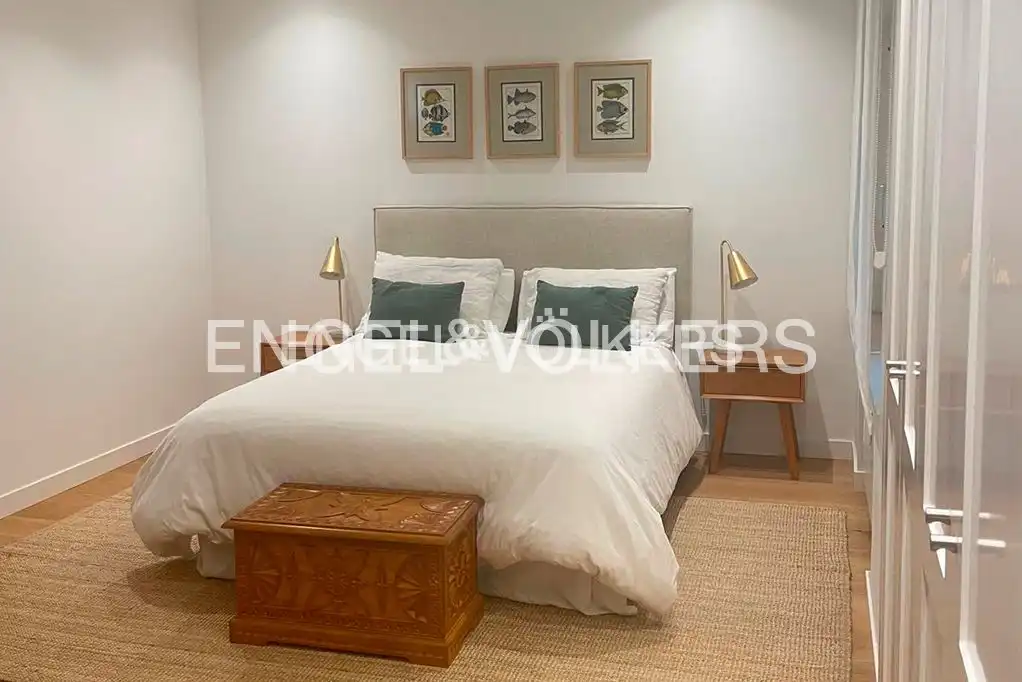 Bedroom of Flat for rent in Gijón   with Heating, Parquet flooring and Furnished