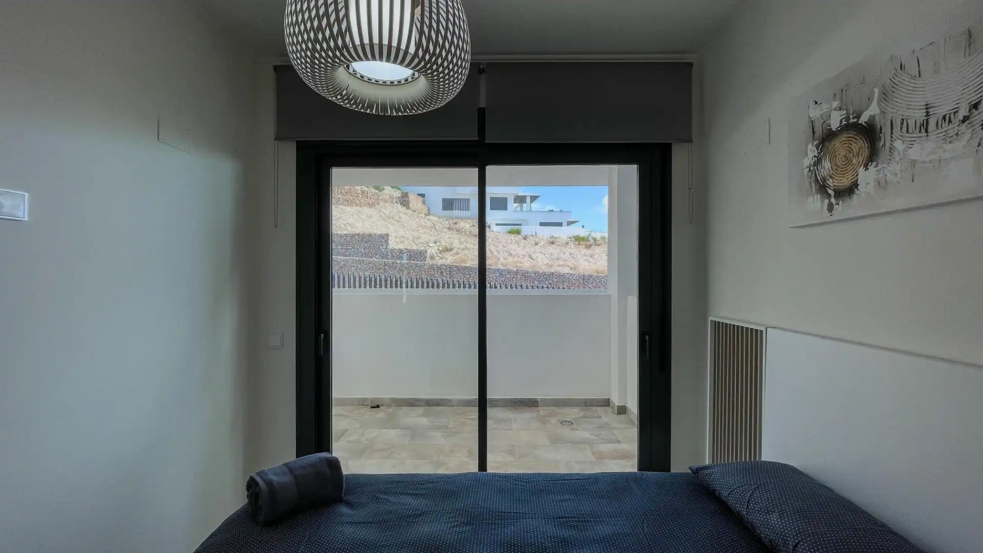 Schlafzimmer von Dachboden zum Verkauf in Finestrat mit Klimaanlage, Terrasse und Möbliert