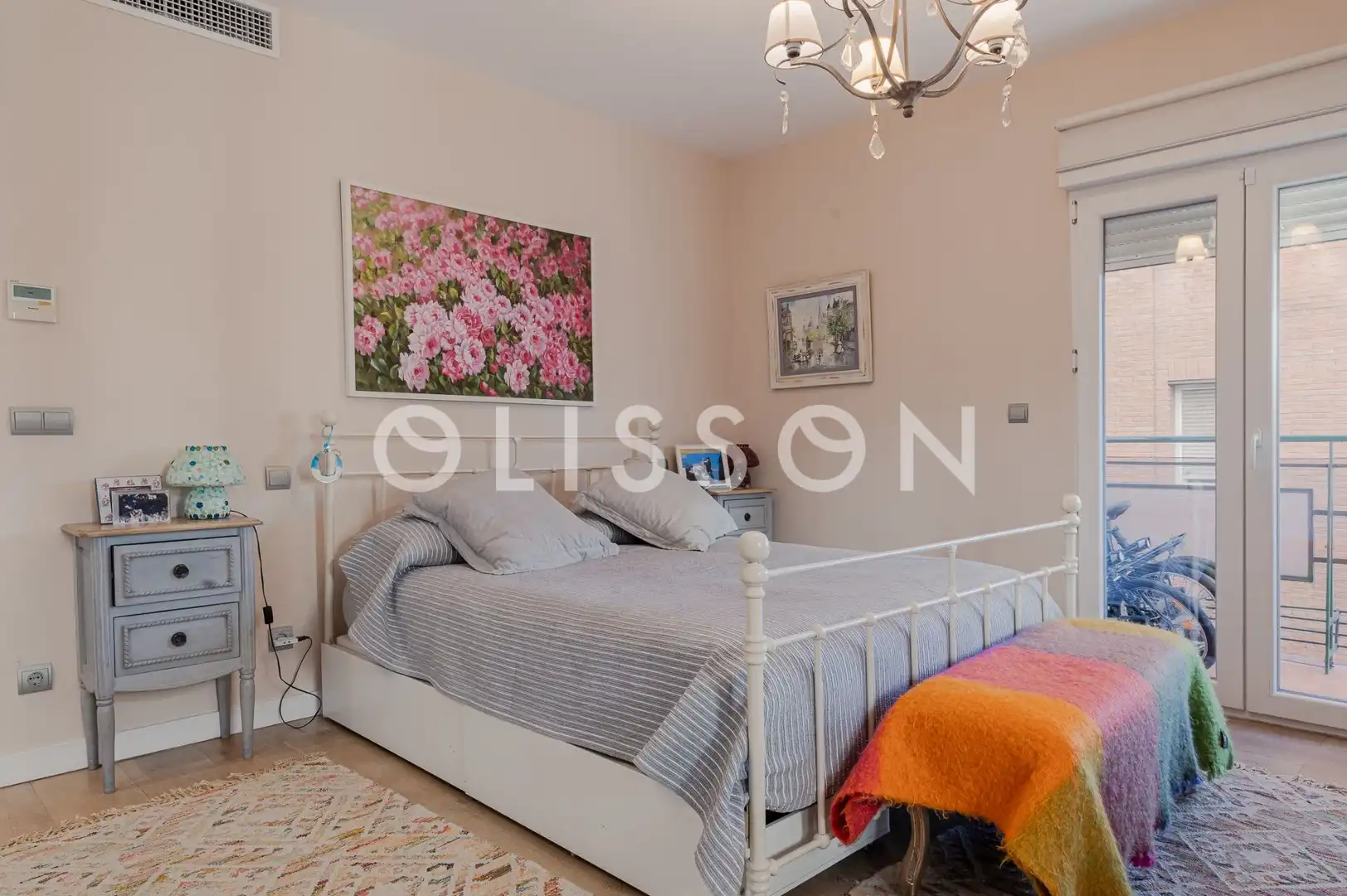 Bedroom of Flat for sale in Madrid  with Air Conditioner, Heating and Terrace