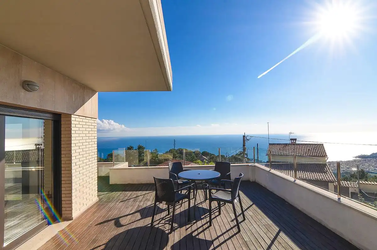 Terraza de Casa o chalet en venta en Lloret de Mar con Jardín privado, Terraza y Piscina
