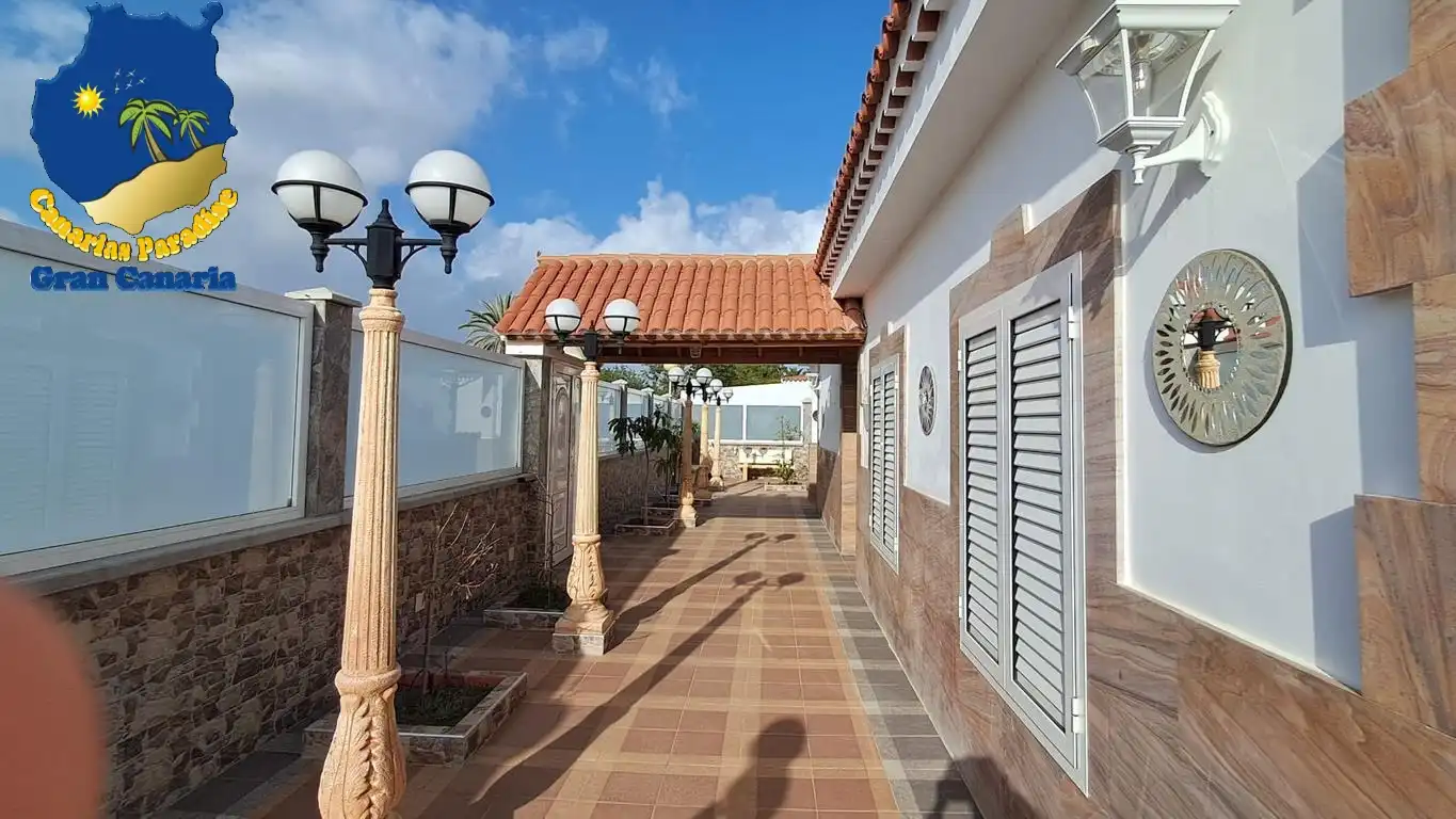 Terrassa de Casa o xalet en venda en San Bartolomé de Tirajana amb Aire condicionat, Terrassa i Moblat
