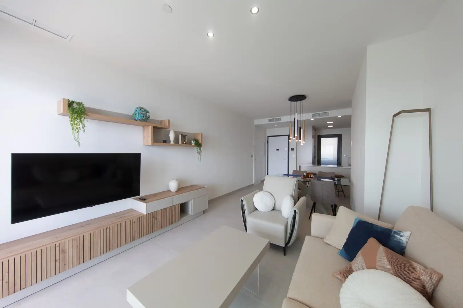 Sala d'estar de Apartament en venda en Benidorm amb Aire condicionat, Calefacció i Terrassa