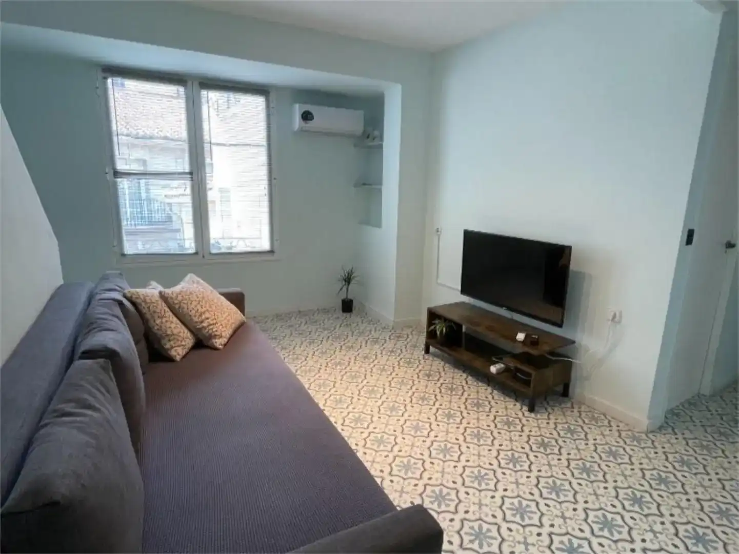 Living room of Duplexes for sale in Cullera  with Air Conditioner, Parquet flooring and Furnished