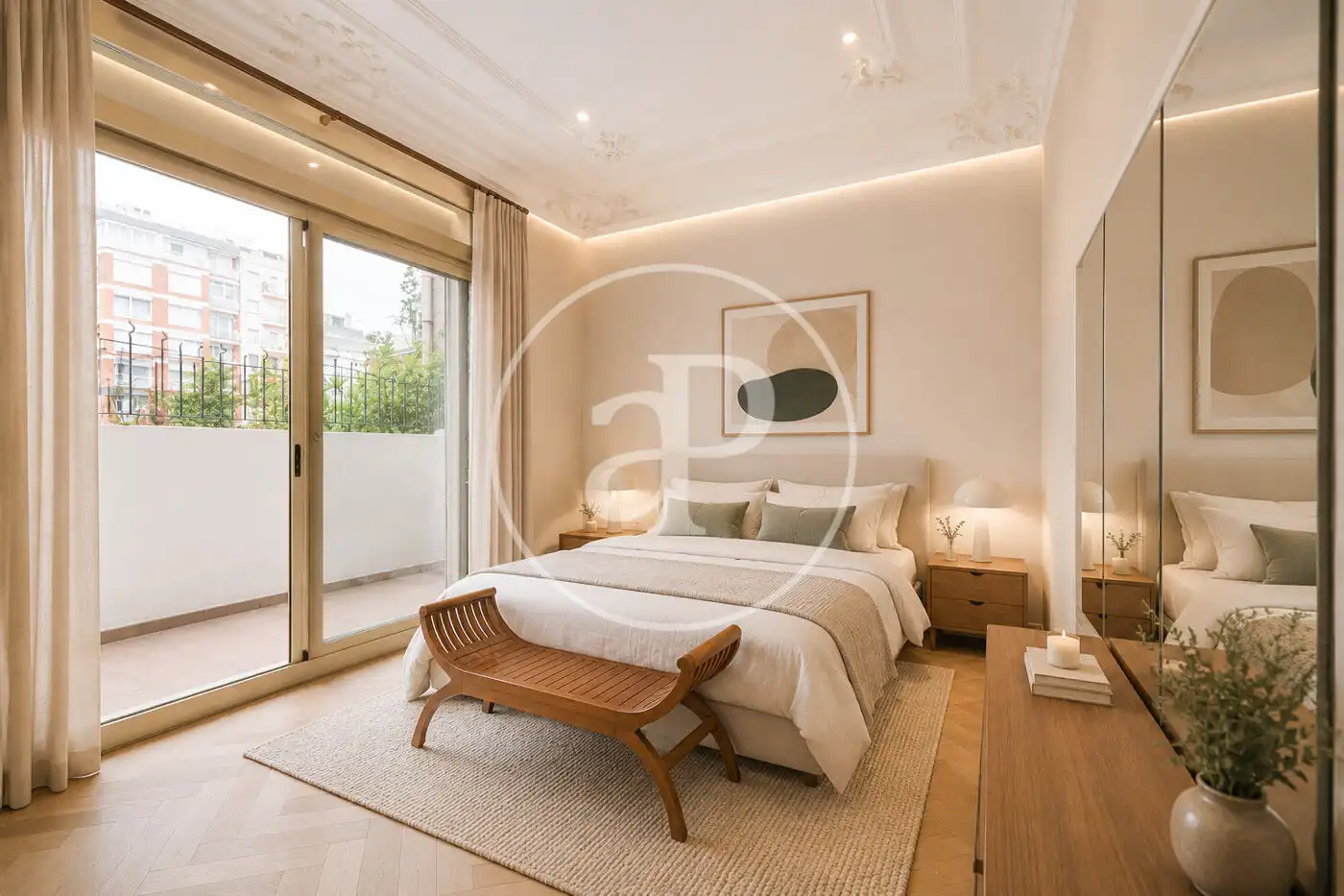 Bedroom of Flat for sale in Barcelona  with Heating and Balcony