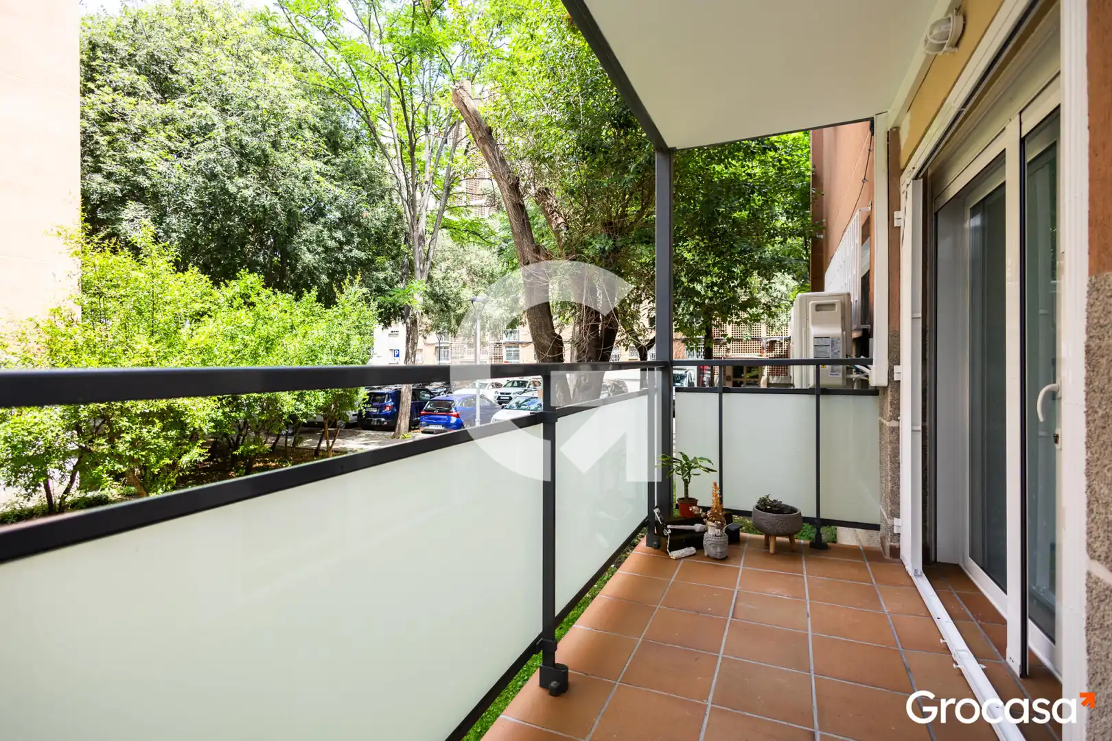Balcony of Flat for sale in Barcelona  with Air Conditioner, Heating and Furnished