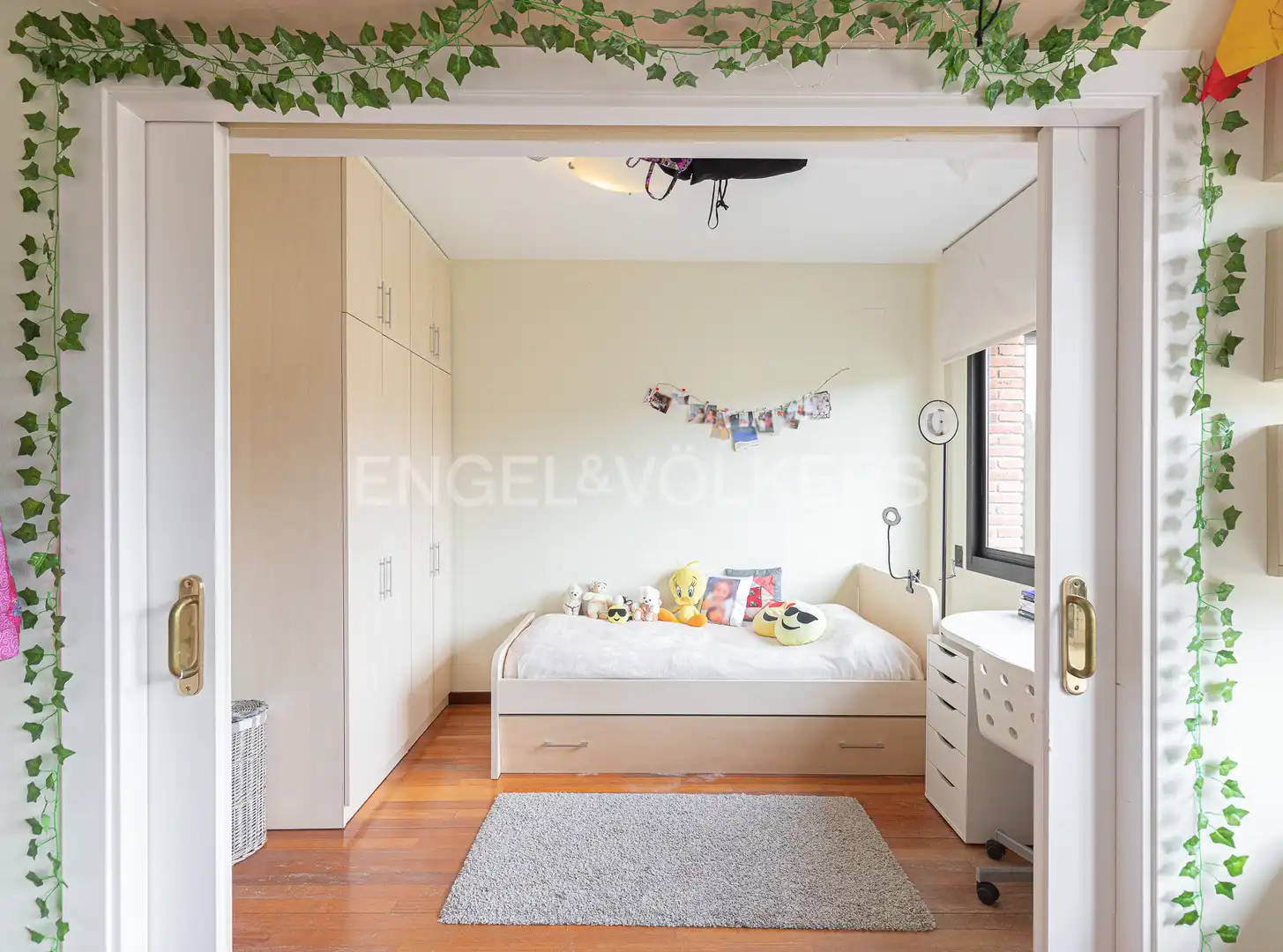 Habitación de Casa adosada de alquiler en Barcelona con Aire acondicionado, Calefacción y Jardín privado