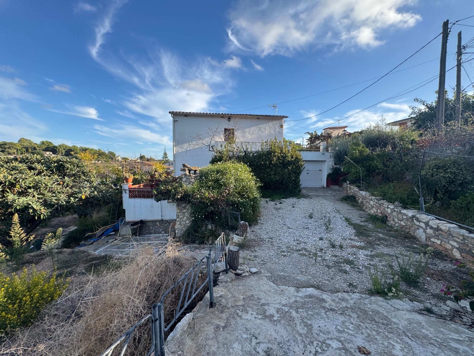 Vista exterior de Casa o xalet en venda en Cubelles amb Jardí privat