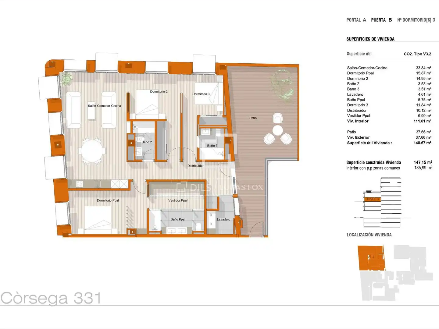 Flat for sale in Barcelona  with Air Conditioner, Terrace and Swimming Pool
