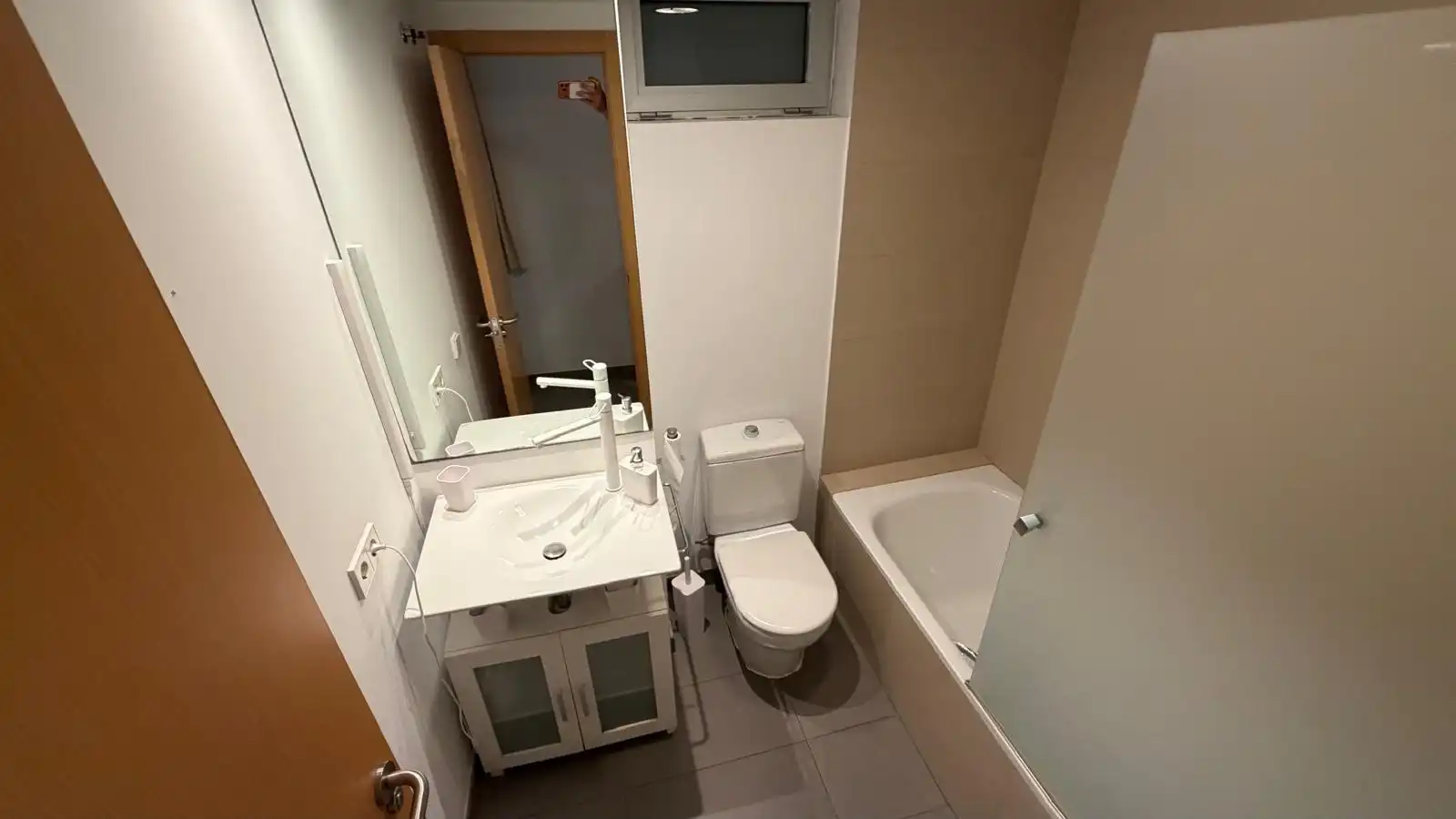 Bany de Apartament en venda en Oropesa del Mar / Orpesa amb Aire condicionat, Jardí privat i Terrassa