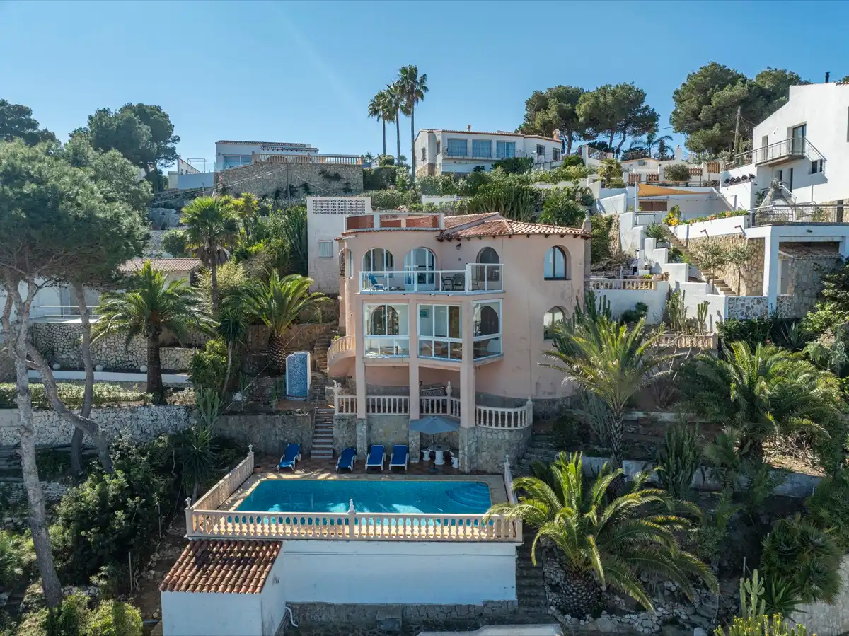 Exterior view of Houses for sale in Jávea / Xàbia  with Air Conditioner, Heating and Private garden