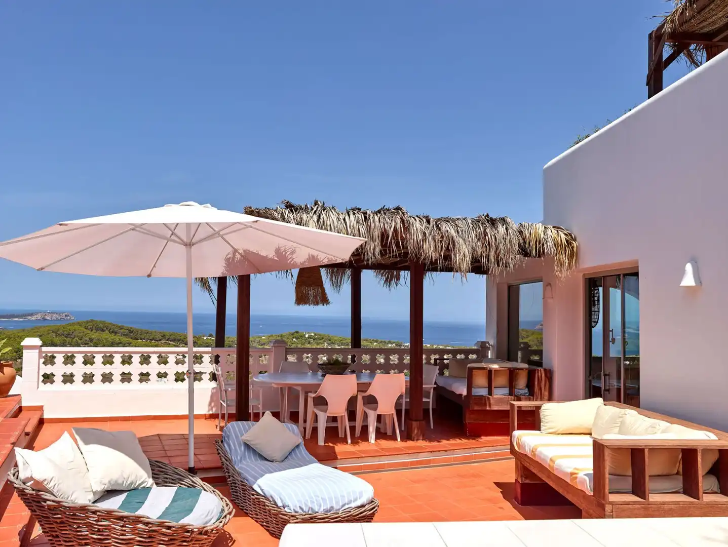 Terraza de Casa o chalet en venta en Sant Josep de sa Talaia con Aire acondicionado, Calefacción y Jardín privado