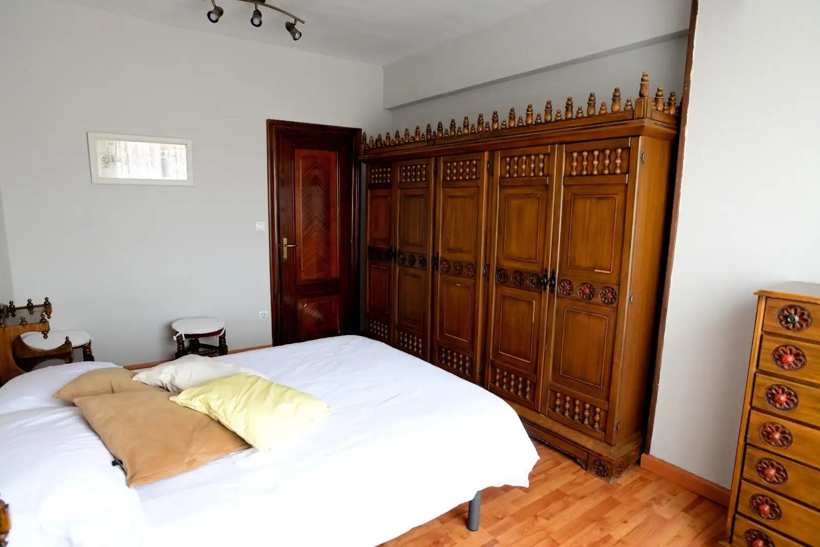 Bedroom of Flat for rent in Santander  with Heating and Furnished
