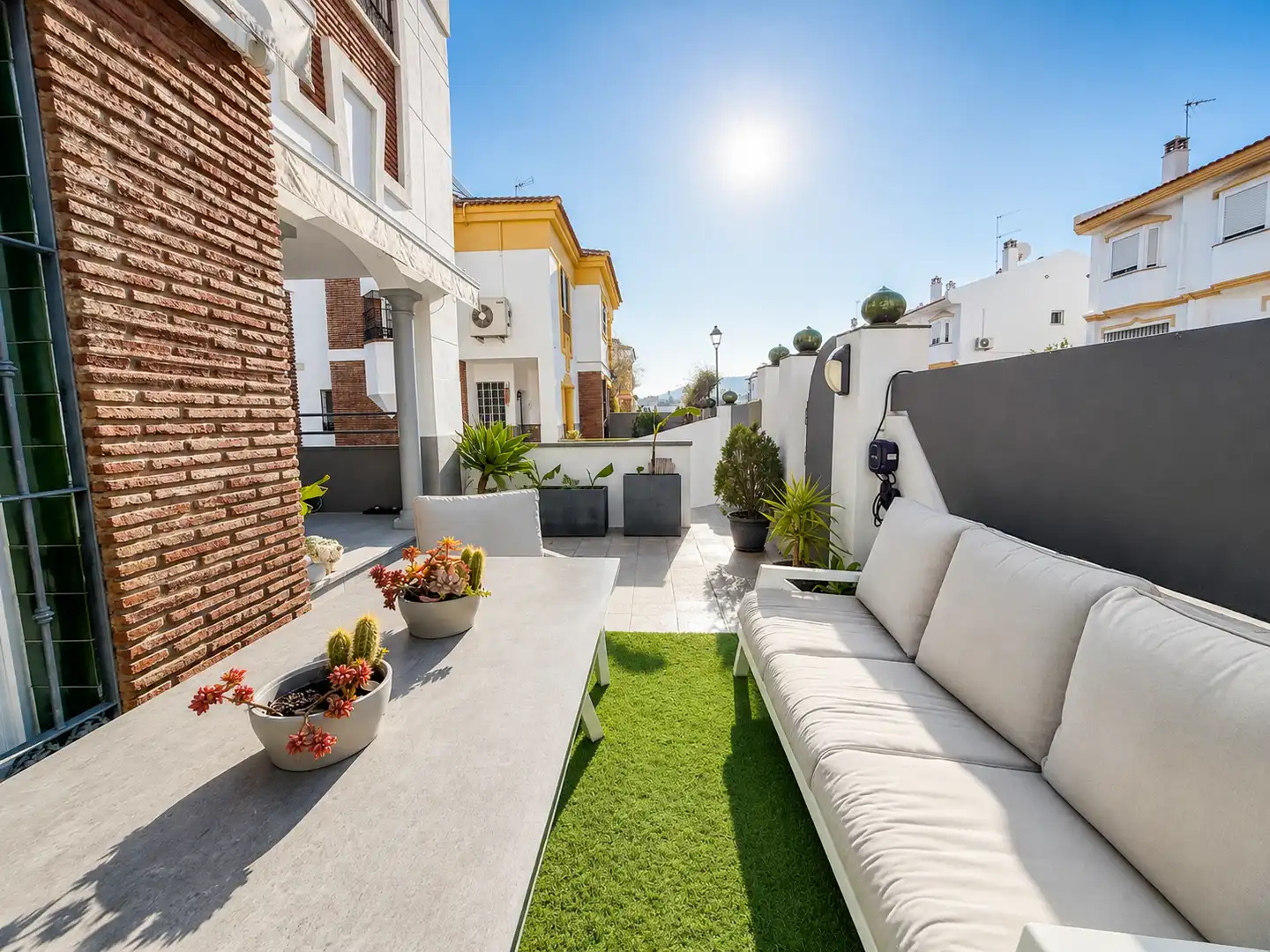 Terraza de Casa o chalet en venta en Alhaurín de la Torre con Aire acondicionado, Calefacción y Jardín privado