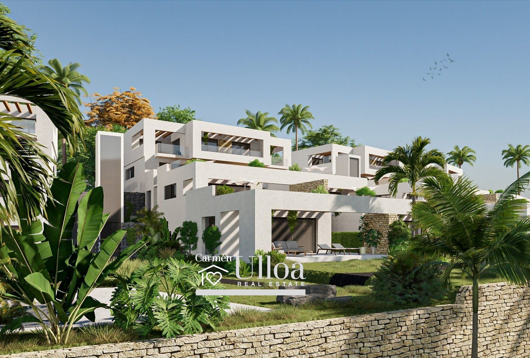 Vista exterior de Dúplex en venda en Monforte del Cid amb Aire condicionat, Calefacció i Jardí privat