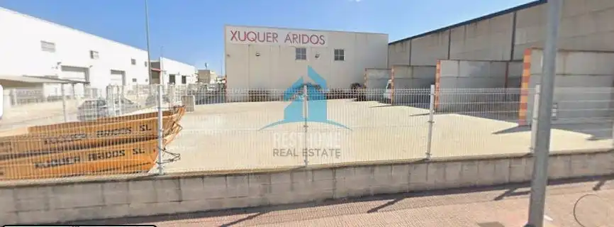 Vista exterior de Nave industrial en venta en Albalat de la Ribera