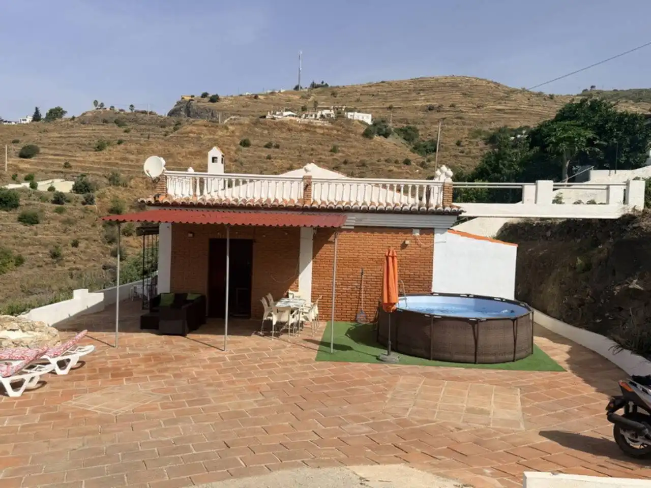 Terrace of Houses for rent in Almuñécar  with Private garden, Terrace and Swimming Pool