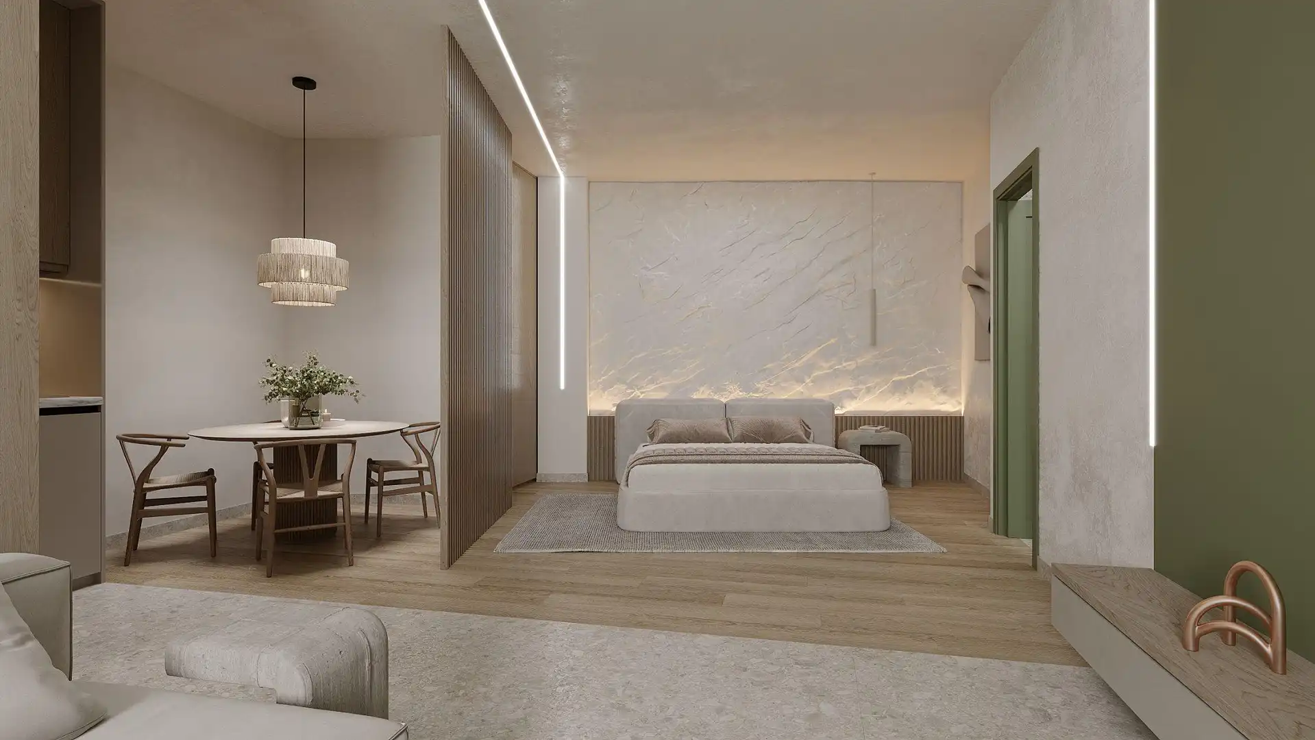 Bedroom of Apartments for sale in Benidorm  with Air Conditioner, Heating and Swimming Pool