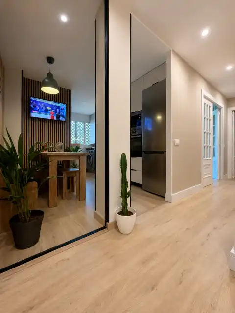 Kitchen of Flat for sale in Madrid  with Heating, Parquet flooring and Oven