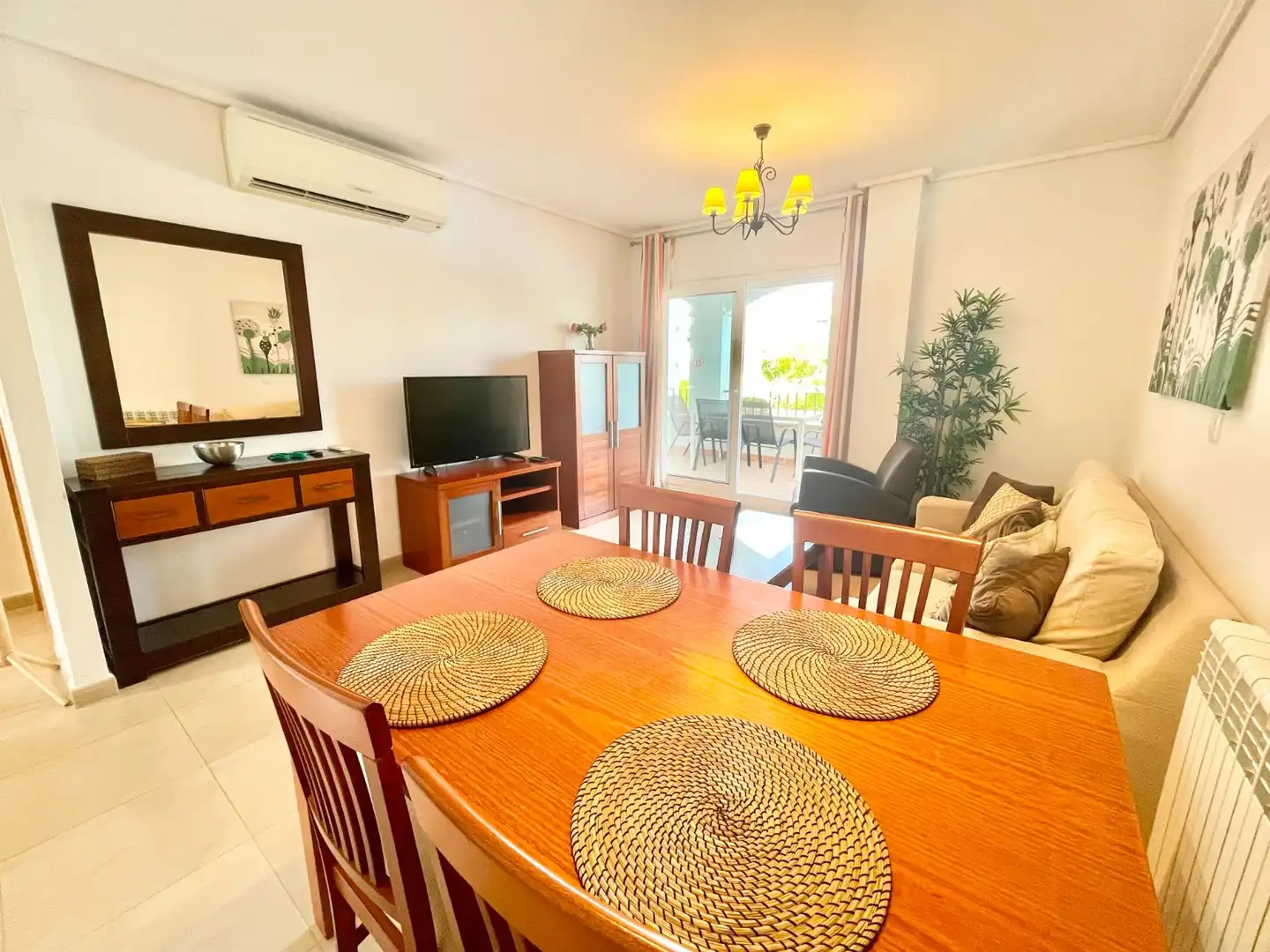Dining room of Apartments for rent in Torre-Pacheco  with Air Conditioner, Terrace and Furnished
