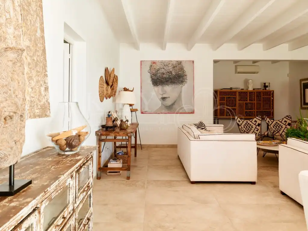 Living room of Houses for sale in Es Castell  with Air Conditioner, Heating and Private garden