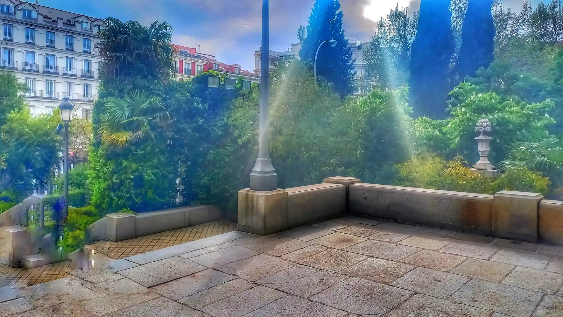 Terrasse von Wohnung zur Miete in Madrid mit Klimaanlage, Heizung und Parkett