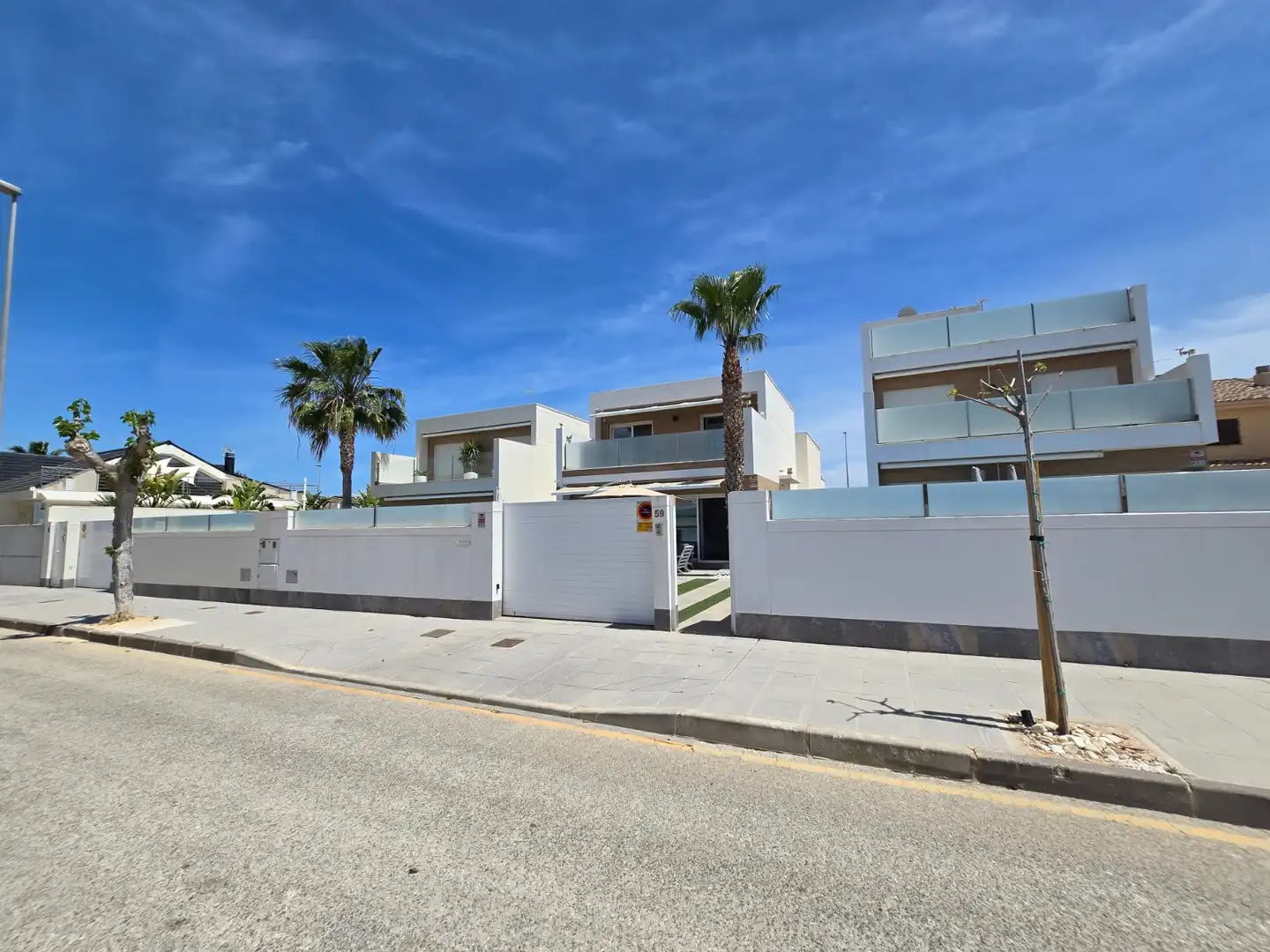 Vista exterior de Casa o chalet en venta en Pilar de la Horadada con Aire acondicionado, Terraza y Trastero