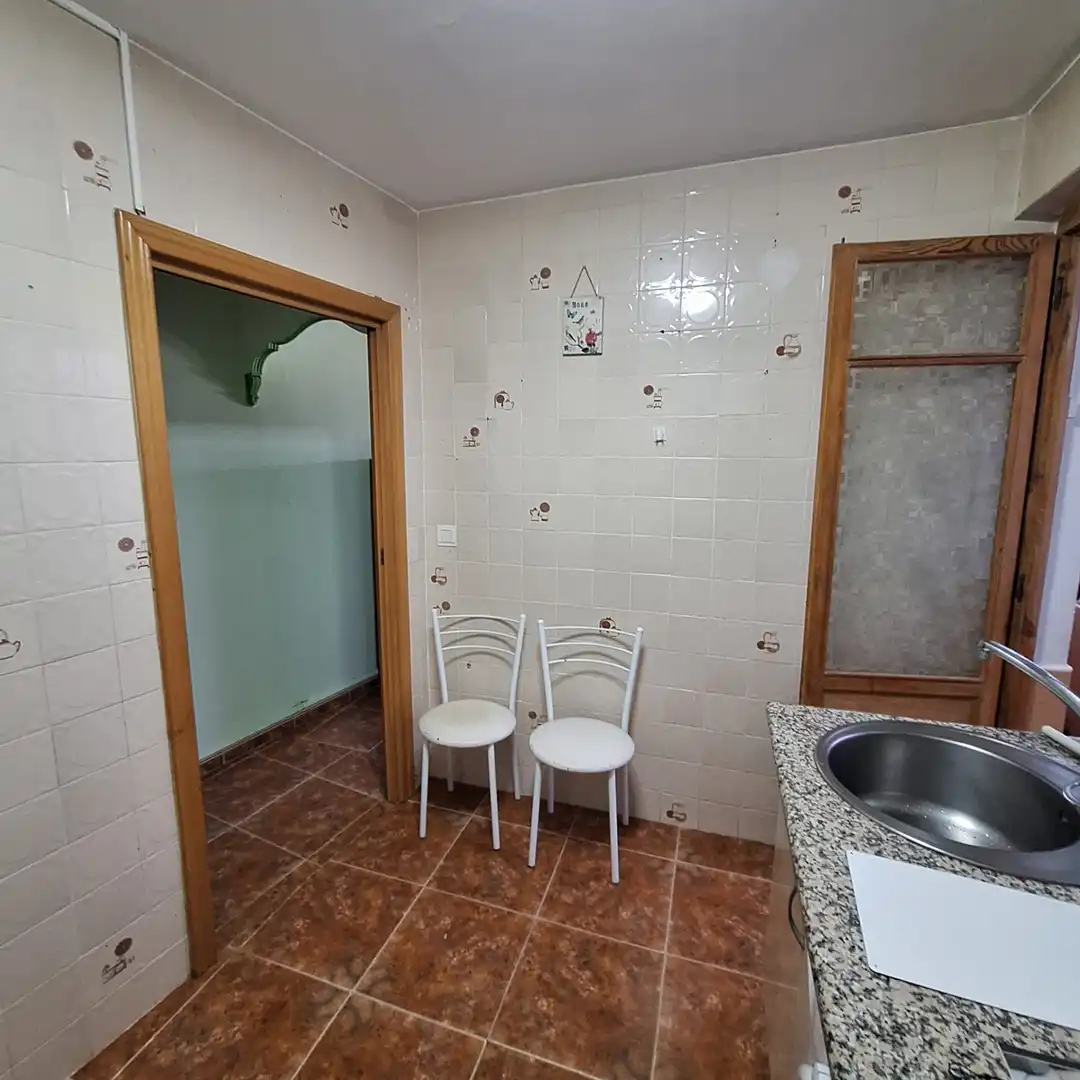 Cocina de Piso en venta en Íscar con Calefacción, Terraza y Amueblado